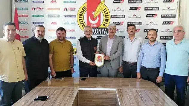 Solmaz ve Öztürk'ten Konya Gazeteciler Cemiyeti'ne ziyaret