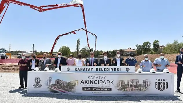'Akıncıpark Konut Yapı Kooperatifi'nin temeli atıldı