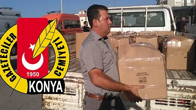 Konya Gazeteciler Cemiyeti: Yangının yaralarını hep beraber saracağız