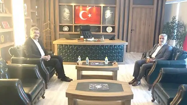 Milletvekili Erdem'den  Başkan Ünver'e ziyaret
