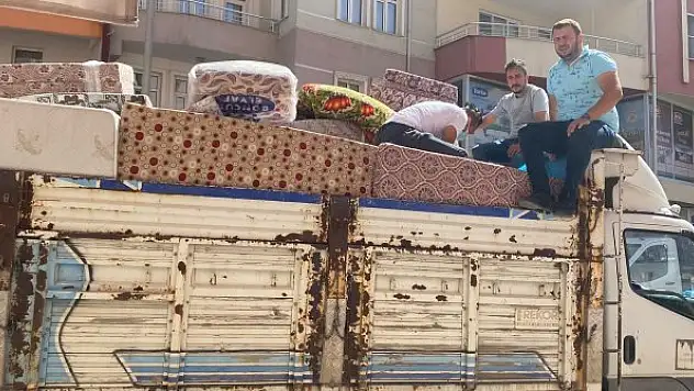 Bozkır'dan Manavgat'a  yardım kamyonu