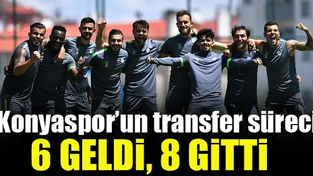 Konyaspor'da 6 transfer, 8 yol ayrımı