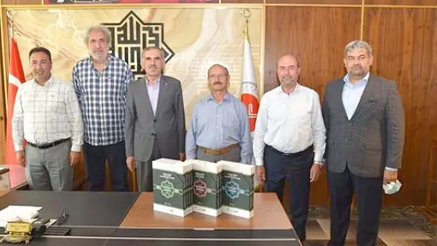 Müftü Derin'e hayırlı  olsun ziyaretleri sürüyor