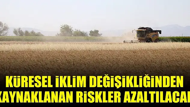 Küresel iklim değişikliğinden kaynaklanan riskler azaltılacak