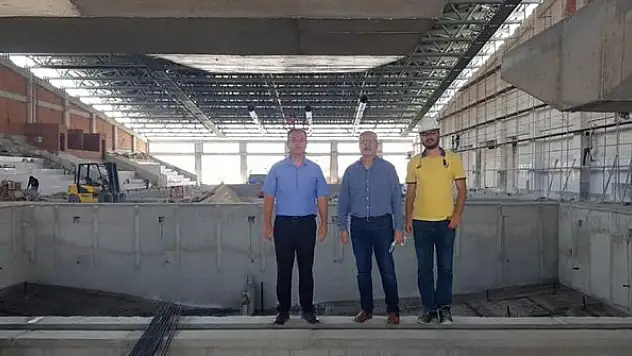 Şahin spor tesislerini denetledi