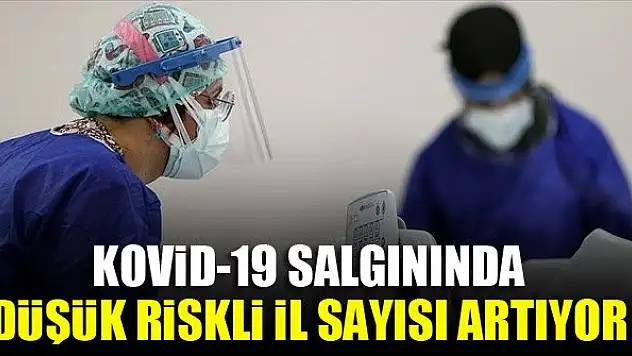 Kovid-19 salgınında düşük riskli il sayısı artıyor
