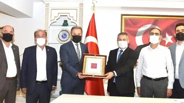 KONESOB'tan Dinç'e  hayırlı olsun ziyareti