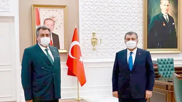 Başkan Kale Bakan Koca ile görüştü