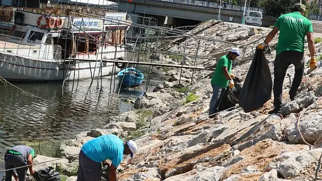 Beyşehir Gölü kıyıları temizlendi