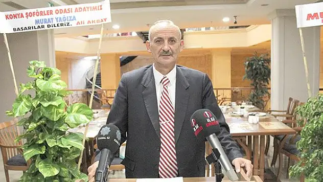 Murat Yağız, Şoförler Odası Başkan adaylığını açıkladı