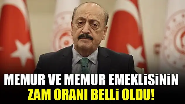 Memur ve memur emeklisinin zam oranı belli oldu!