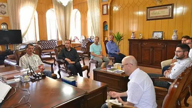 Müftü Öge'ye  ziyaretler sürüyor