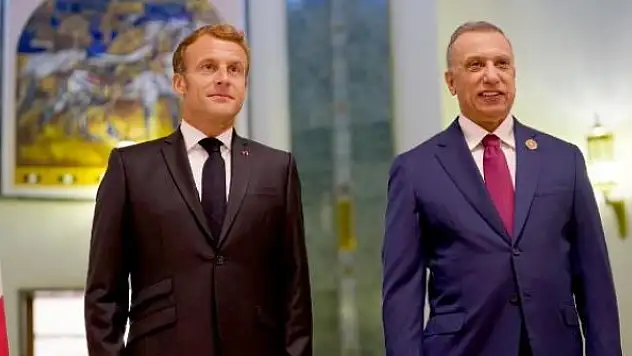 Fransa Cumhurbaşkanı Macron Bağdat'ta