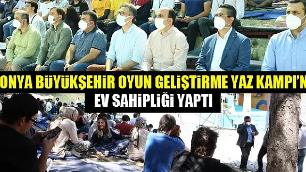 Konya Büyükşehir Oyun Geliştirme Yaz Kampı'na Ev Sahipliği Yaptı