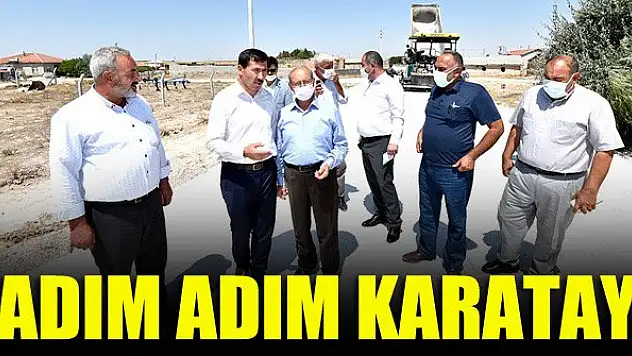 Karatay'da mahalle ve esnaf ziyaretleri sürüyor