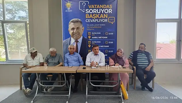Ahırlı'da vatandaş sordu, başkan cevapladı