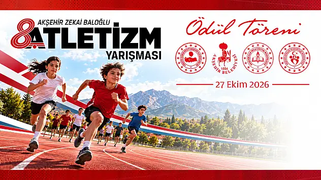 Akşehir'de atletizm heyecanı başlıyor: 8. Zekai Baloğlu Yarışmaları için geri sayım