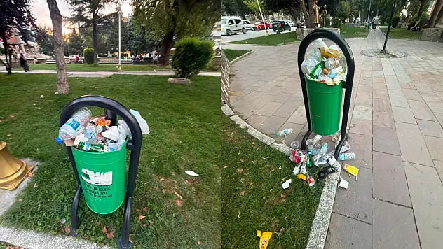 Akşehir Gülmece Parkı'nda çöp ve koku tepkisi