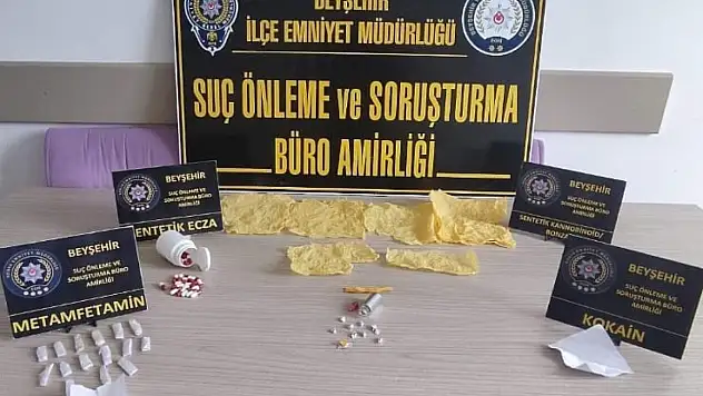 Beyşehir'de uyuşturucu operasyonu: Gözaltına alınan iki şüpheli tutuklandı