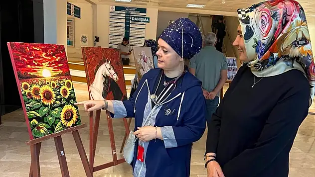 Beyşehir Devlet Hastanesi'nde anlamlı sergi, Avustralyalı bisiklet tutkunu Beyşehir'de mola verdi