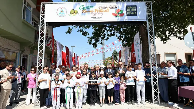 Çumra Çatalhöyük Kavun Festivali coşkuyla başladı