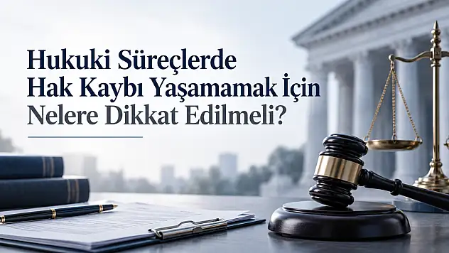 Hukuki Süreçlerde Hak Kaybı Yaşamamak İçin Nelere Dikkat Edilmeli?