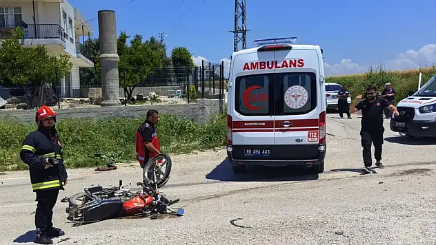 Kadirli-Sumbas kara yolunda trafik kazası: Motosiklet sürücüsü kurtarılamadı