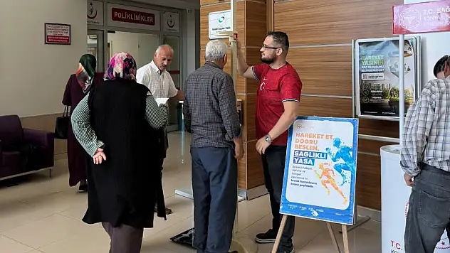 Karapınar'da Halk Sağlığı Haftası Etkinlikleri sahada ve hastanede sürdürüldü