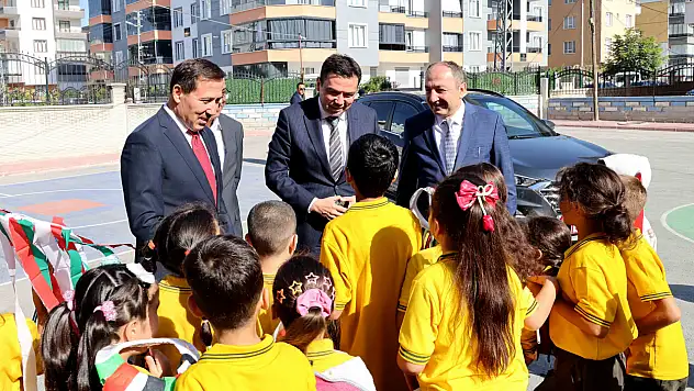 Karatay Birol Polat İlkokulu'na müjde: Bahçeye spor alanları kazandırılacak