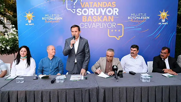 Karatay'da 'Vatandaş soruyor, başkan cevaplıyor' buluşması gerçekleştirildi