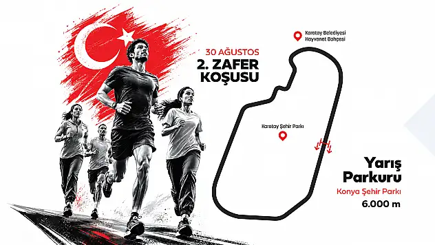 Karatay'da Zafer Bayramı coşkusu 2. Zafer Koşusu ile yaşanacak