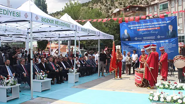 Konya Bozkır'da dev yatırım hamlesi! Başkan Destici ile açıldı