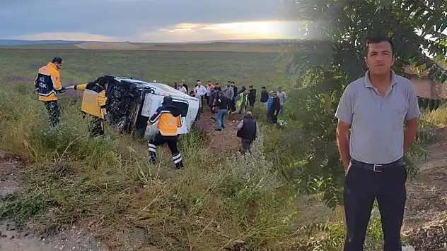 Konya'da akşam vardiyasına giden işçi servisi kaza yaptı: 1 ölü, 7 yaralı var