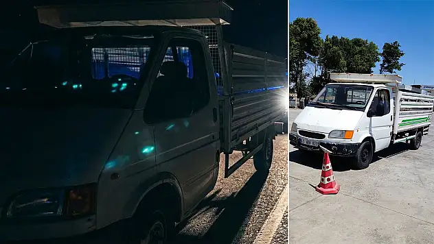Konya'da garip hırsızlık olayı: Çalınan kamyonetini jandarma arayınca öğrendi