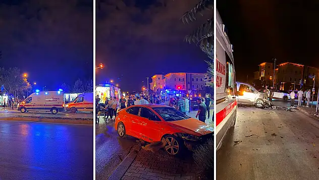 Konya'da gece yarısı korkutan zincirleme kaza! Yaralılar var