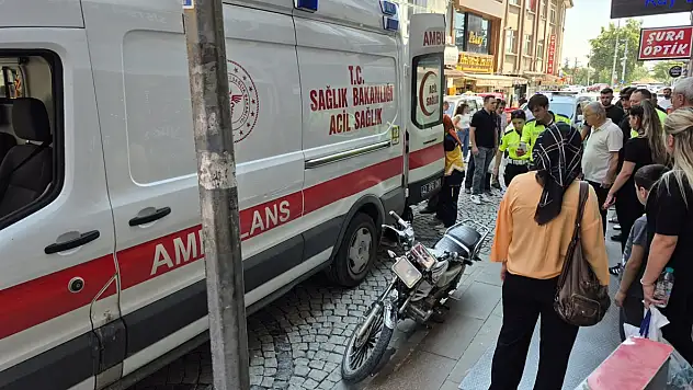 Konya'da hırsızları durdurmak isteyen motosiklet sahibi hastanelik oldu