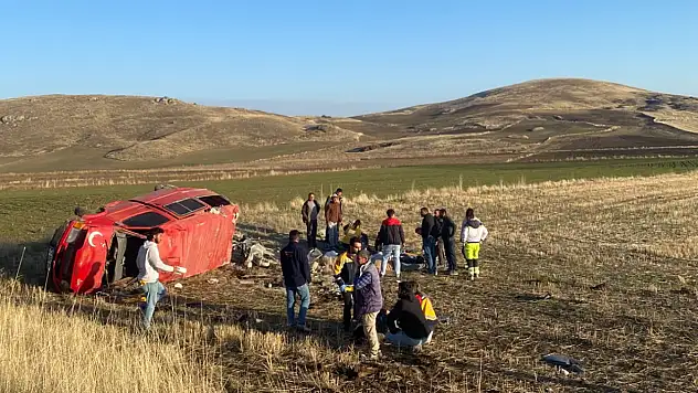 Konya'da işçi minibüsü kaza yaptı! 6 yaralı