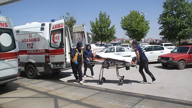 Konya'da kontrolden çıkan araç araziye savruldu: 1 ağır yaralı
