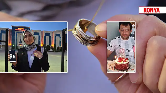 Konya'da Mevlüt Öğretmenin eşinden duygulandıran veda: Alyansta kaldı ama yerde kalmadı