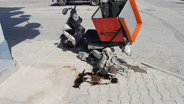 Konya'da otomobil ve motosiklet çarpıştı: 1 yaralı