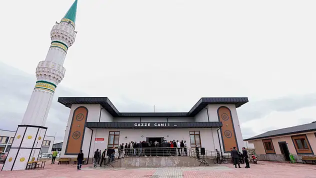 Konya'da sanayi esnafının cami hasreti sona erdi