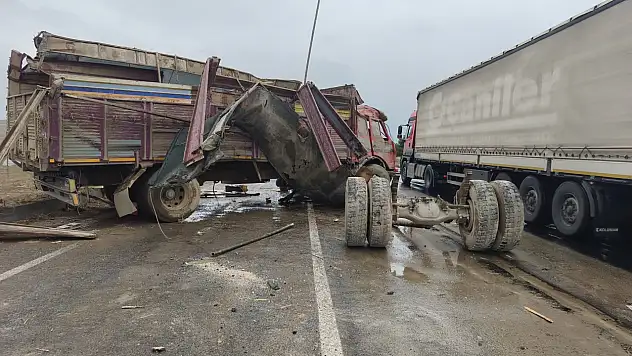 Konya'da yağmur kazaya neden oldu: 1 yaralı