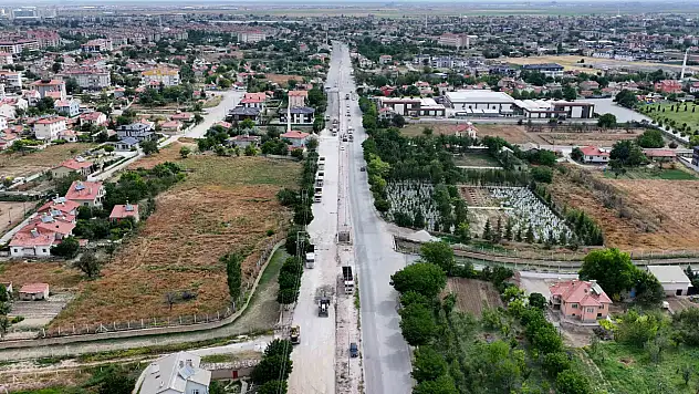Konya merkezde 10 kilometrelik güzergah yenileniyor