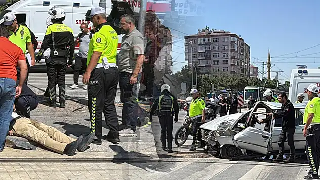 Konya'nın merkezinde otomobil dehşet saçtı!