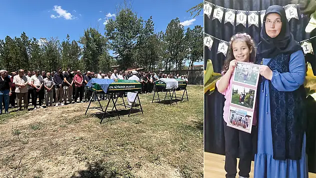 Konya'yı yasa boğan anne ve kız son yolculuğuna uğurlandı: Gözyaşları sel oldu
