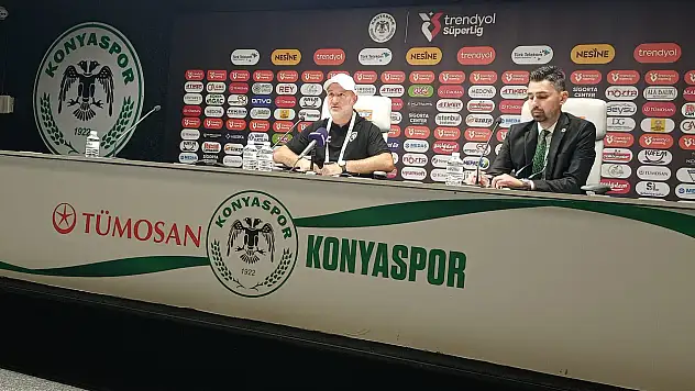 Konyaspor'da Hoca yenilginin nedenini söyledi- VİDEO