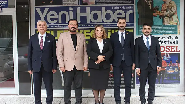 MHP Selçuklu İlçe Yönetimi'nden Yeni Haber'e ziyaret
