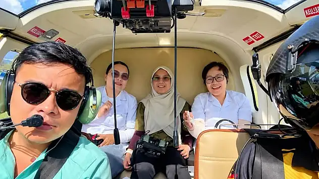 Sağlık ekibini taşıyan helikopter düştü: 5 ölü