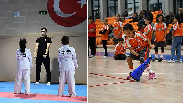 Selçuklu'da kış spor okulları başladı: 17 branşta 8 bin 430 öğrenci sahaya indi