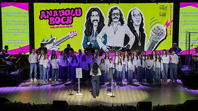 Selçuklu'da müziğin minik sesleri sahnede: Muhteşem Anadolu Rock Konseri!